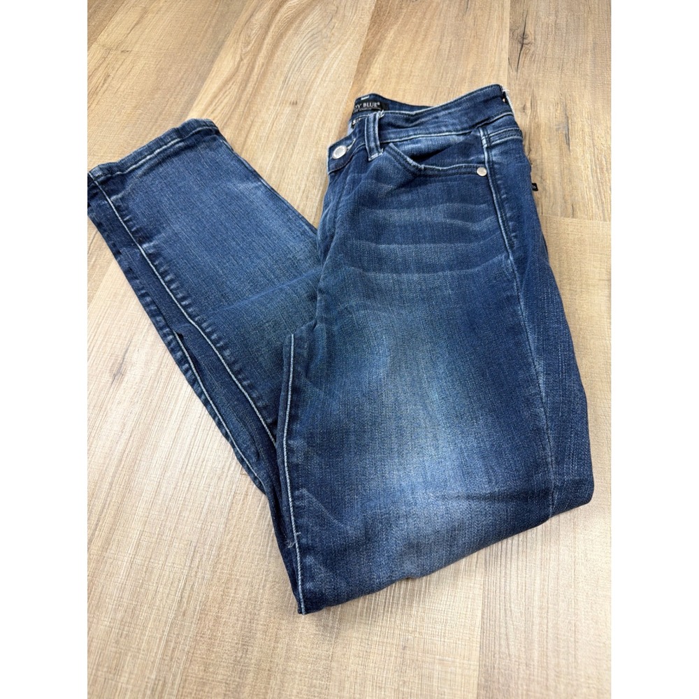Judy Blue Skinny Fit Capri Jeans Dark Wash Stretch Denim Size 5 27 JB72121DK - Picture 9 of 9